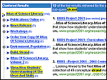Screen shot: highlighted text after a user searches within the clusters