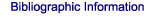 Bibliographic Information