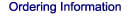 Ordering Information